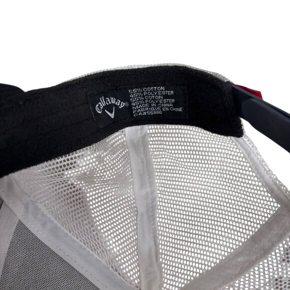 Callaway 1982 Trucker Hat Red White Blue Adjustable Snapback Mesh Back - Picture 7 of 7